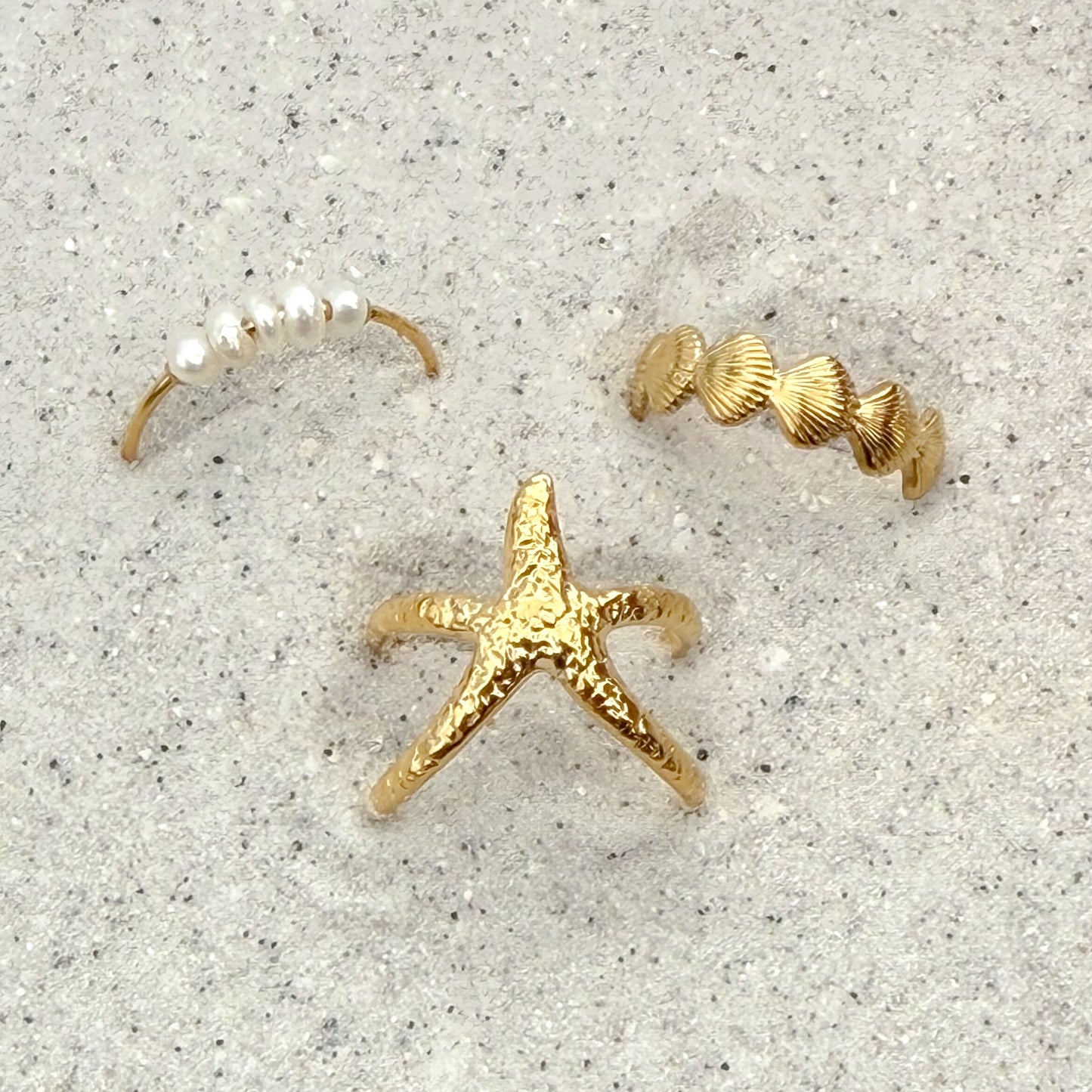 Scallop Adjustable Ring