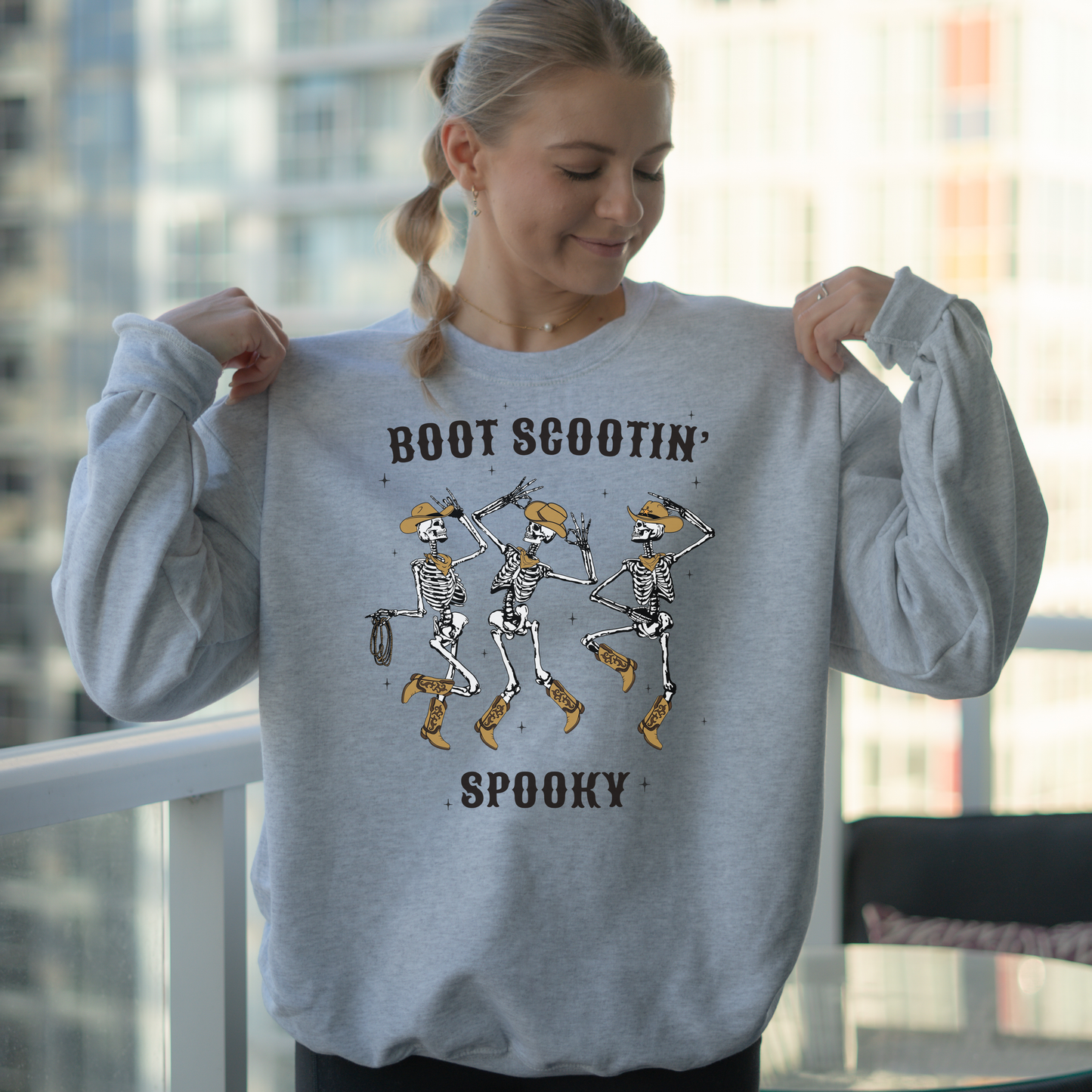 Boot Scootin' Skeletons Sweatshirt