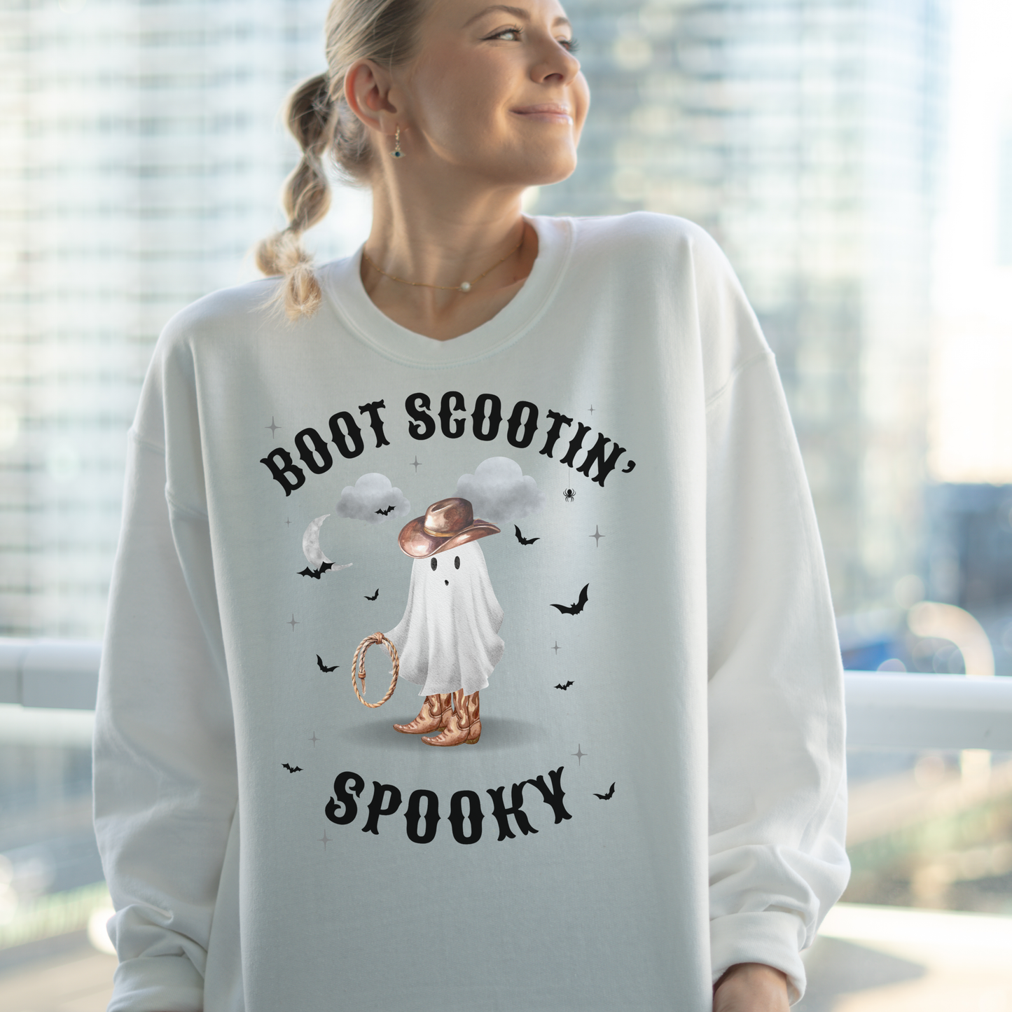 Boot Scootin' Spooky Sweater