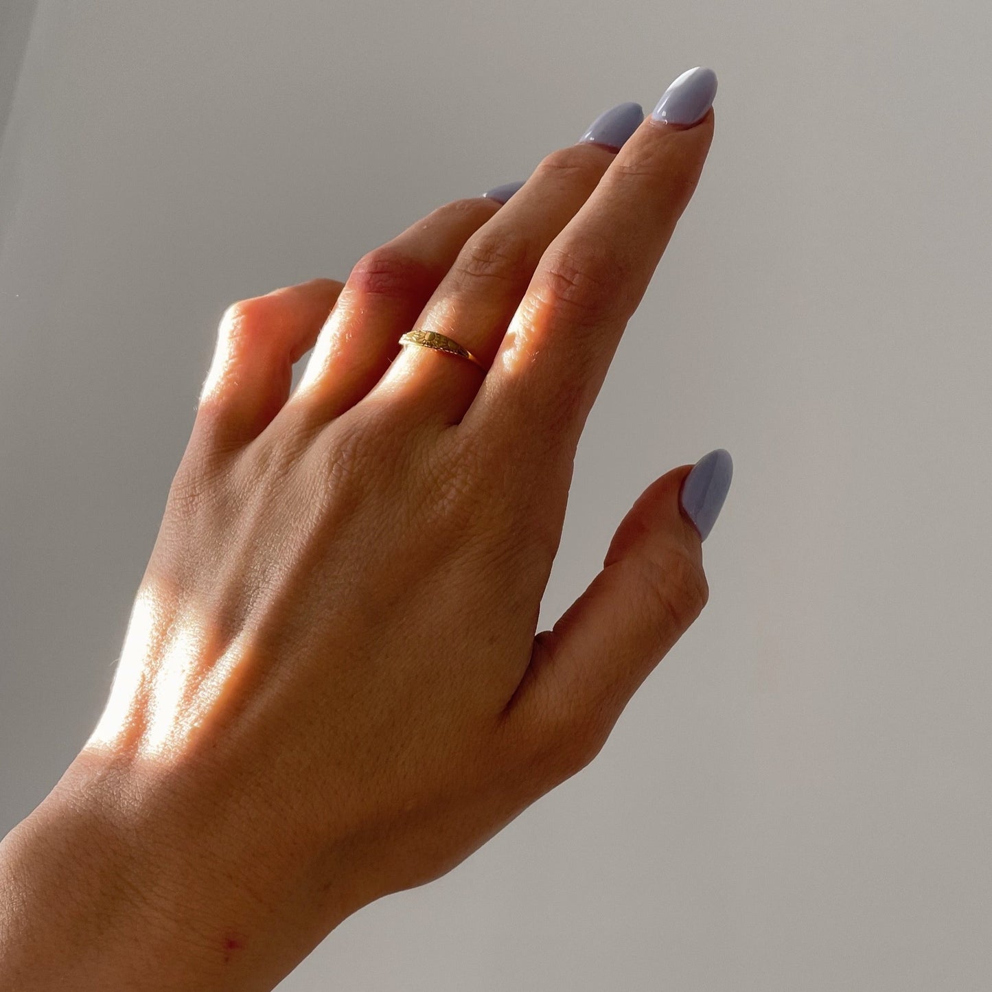 Bague en or soleil