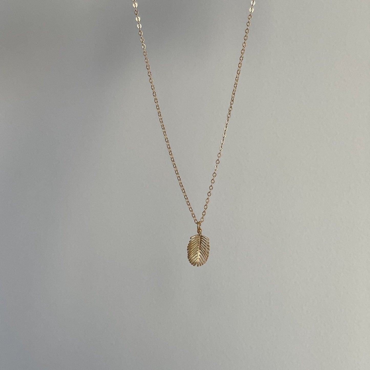 Collier feuille de palmier