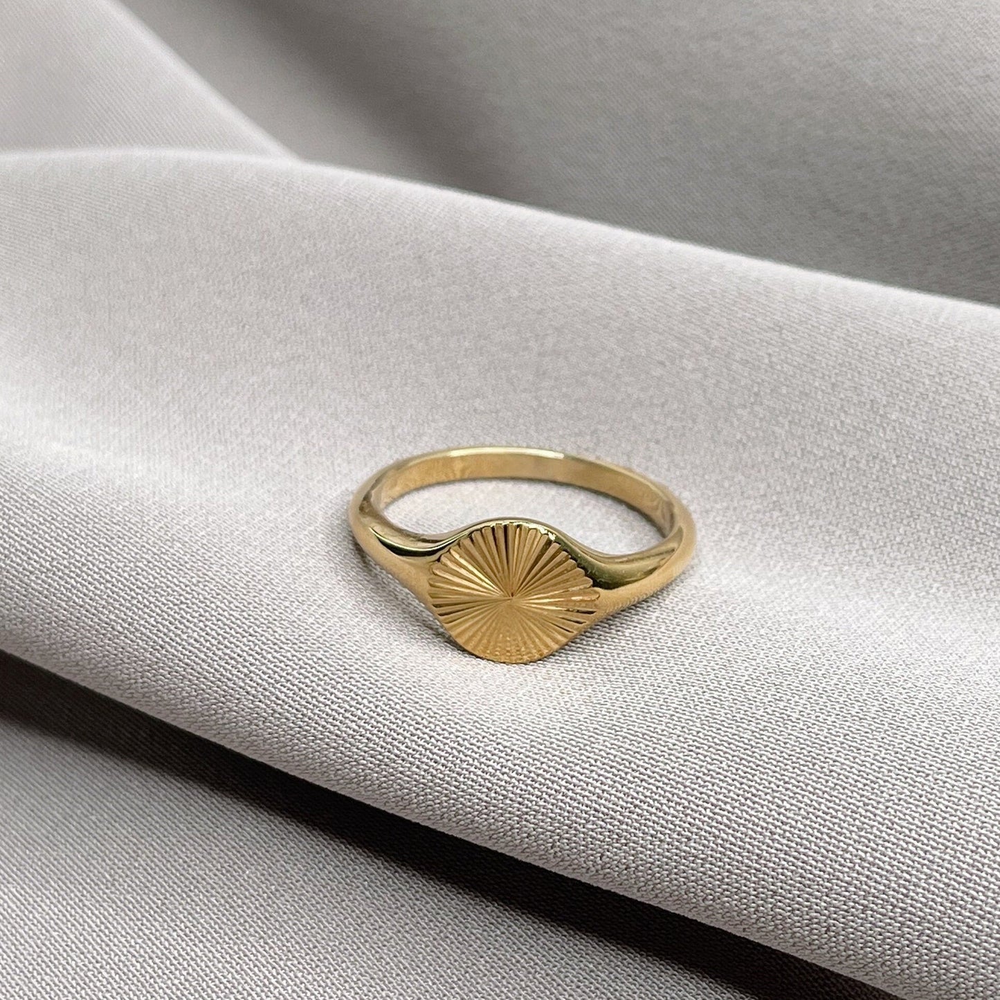 Starburst Gold Ring