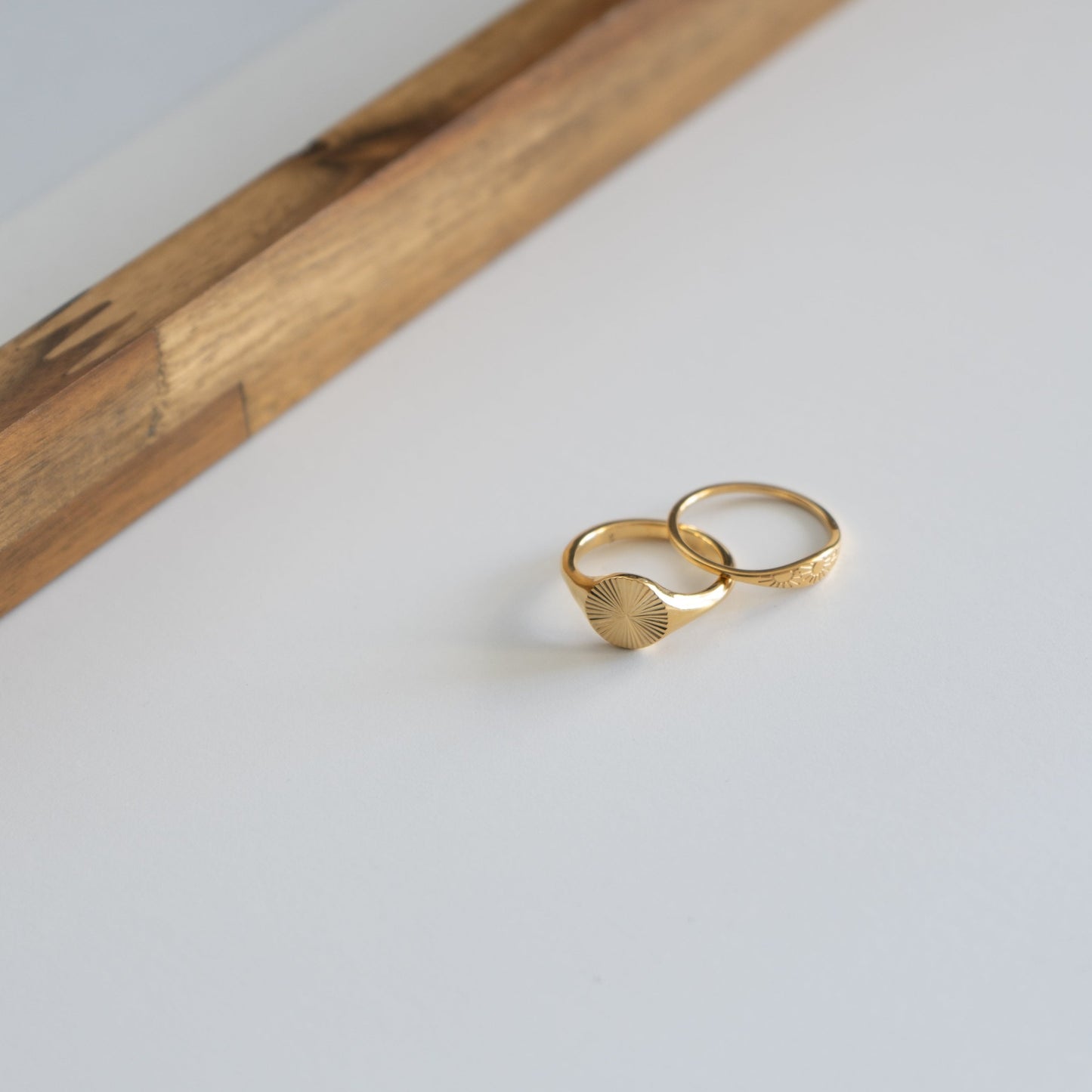 Bague en or soleil