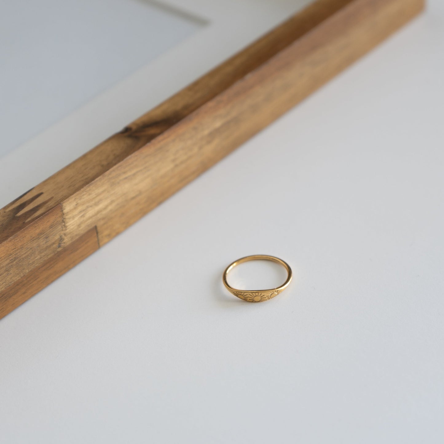Bague en or soleil