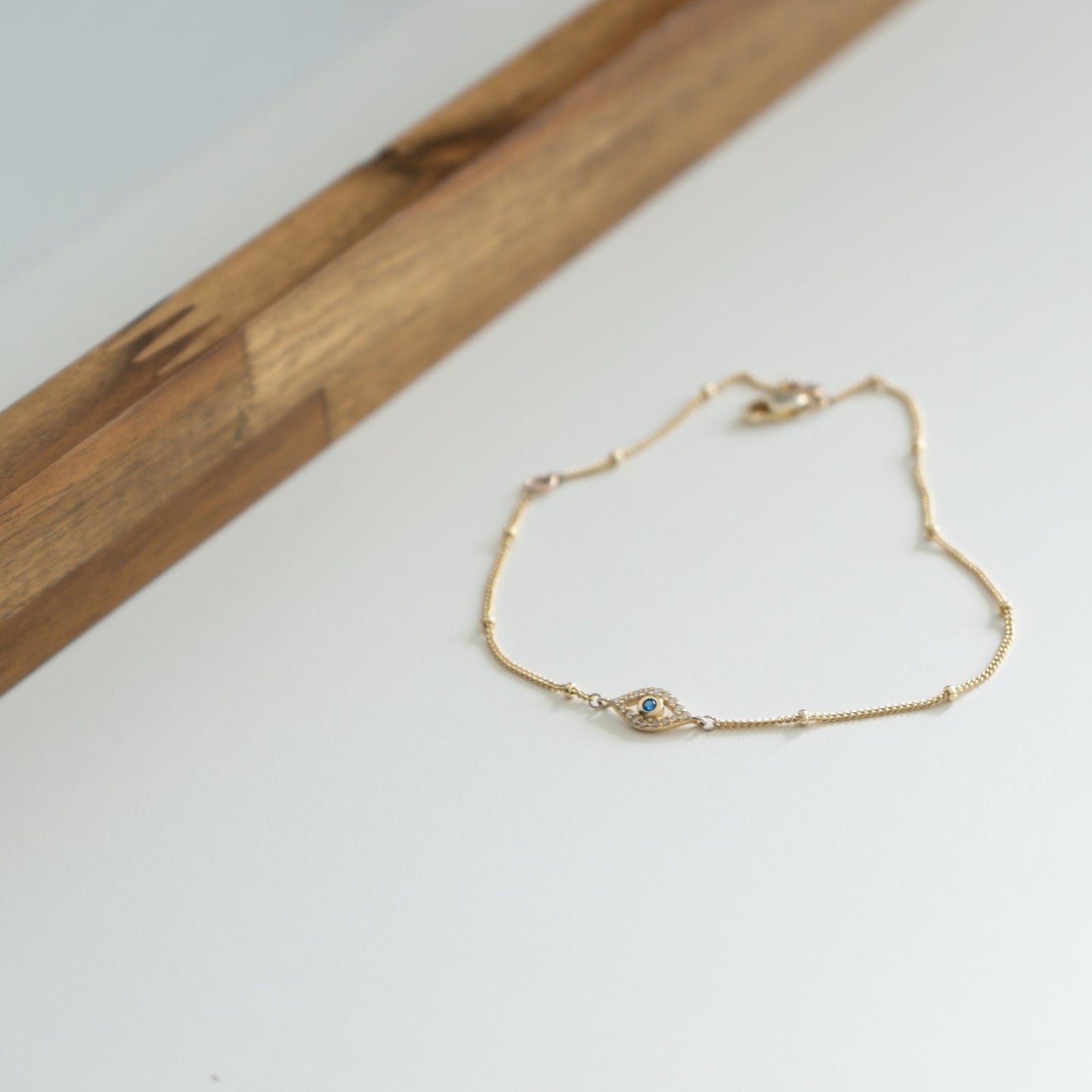 Bracelet Mauvais Œil Vermeil