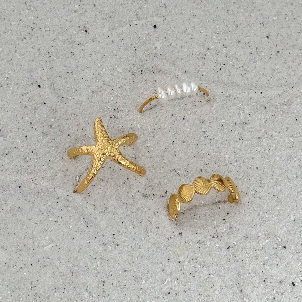Starfish Adjustable Ring