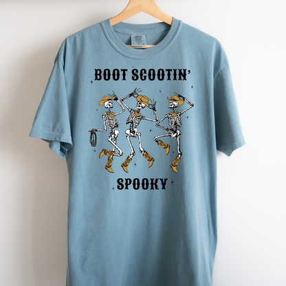 Boot Scootin' Skeletons Tee