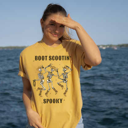 Boot Scootin' Skeletons Tee