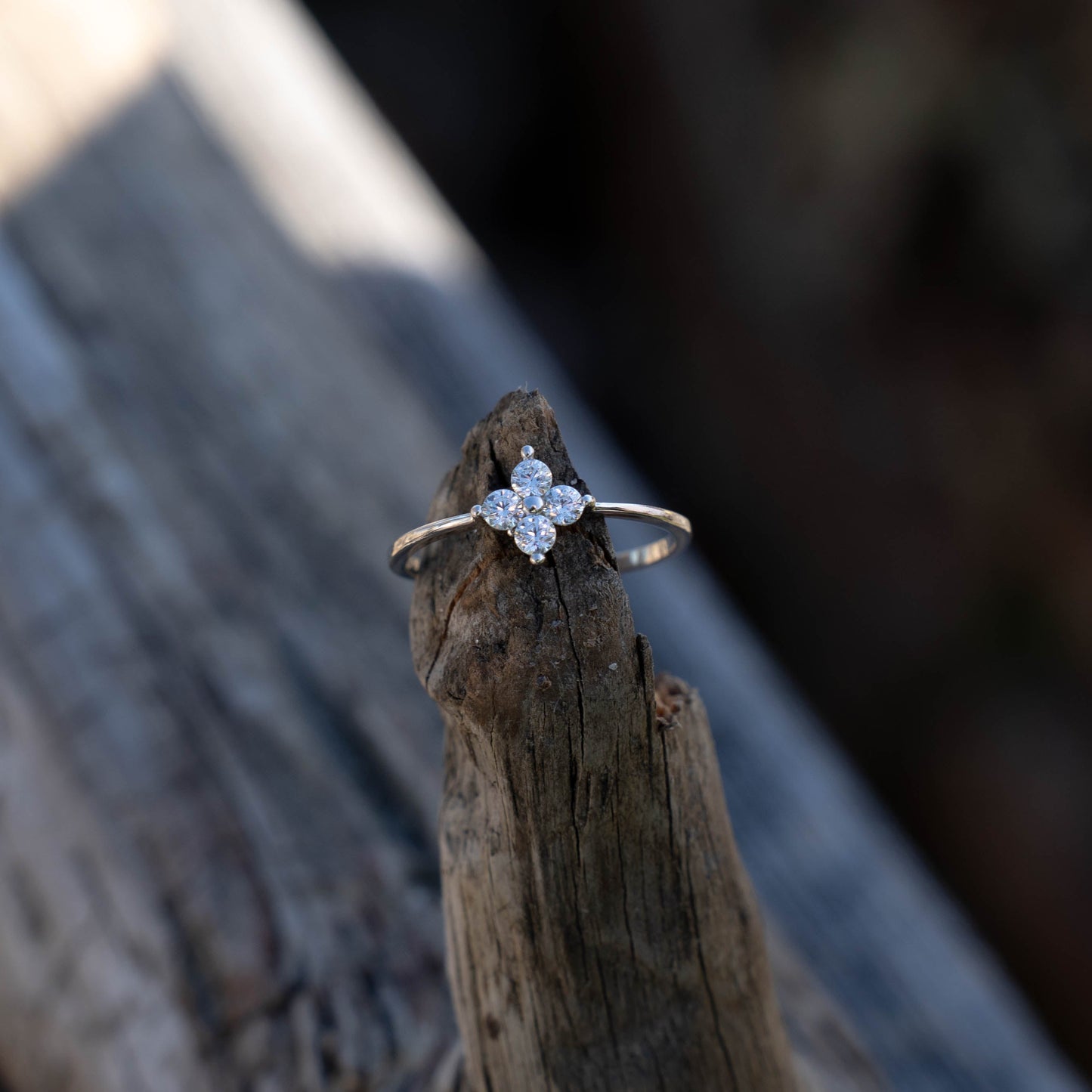 Sterling Cloverlight Ring