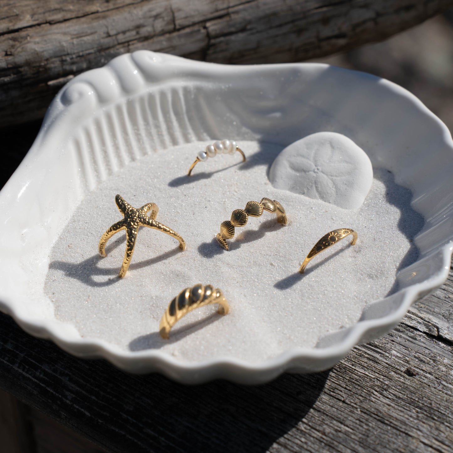 Starfish Adjustable Ring