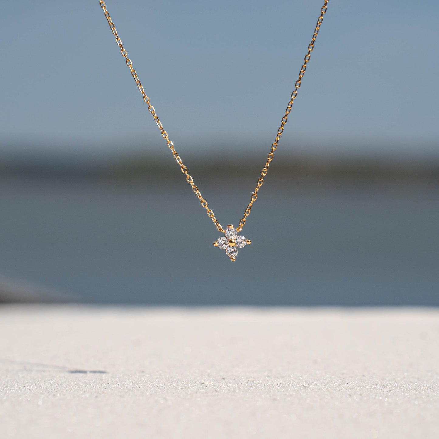 Sterling Cloverlight Necklace