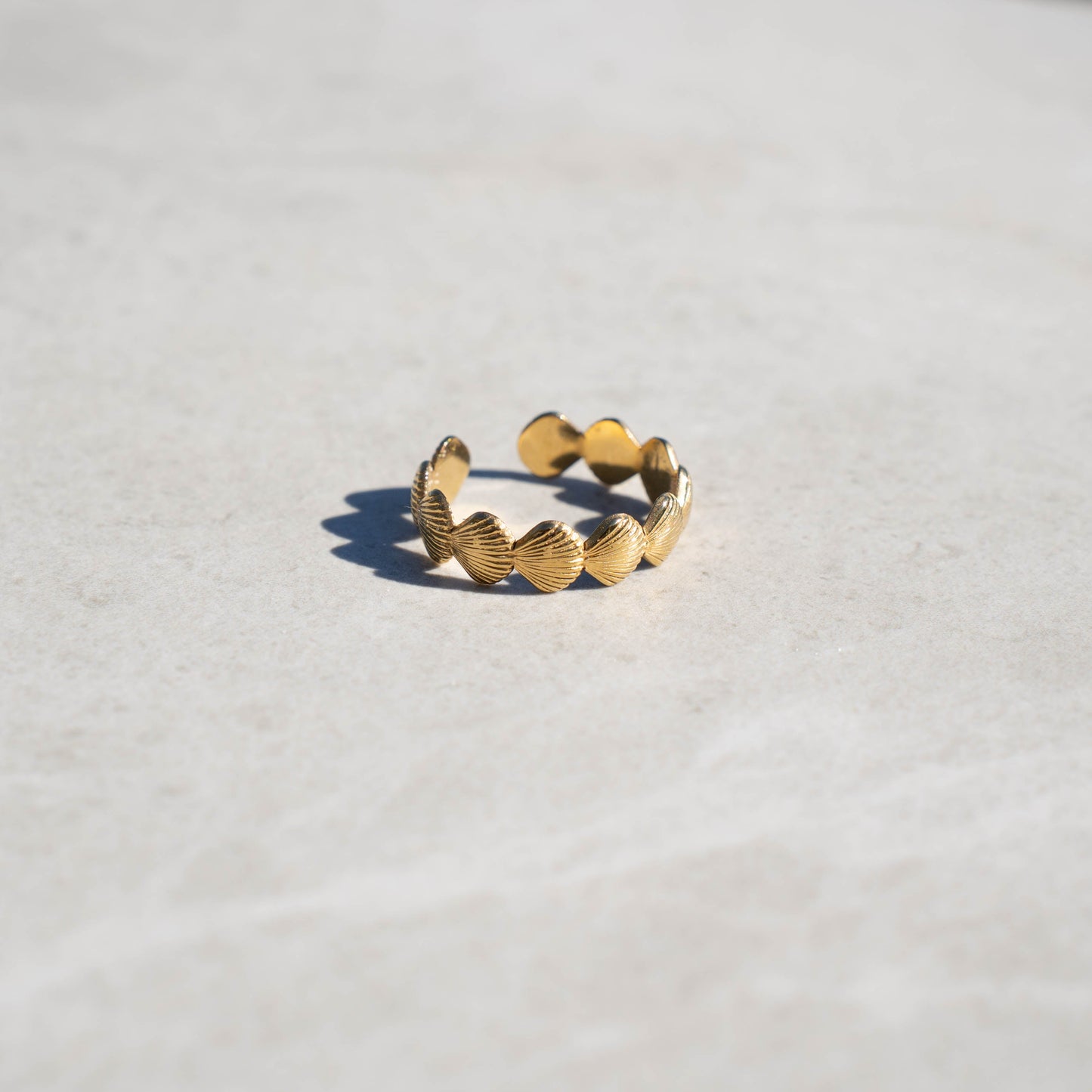 Scallop Adjustable Ring