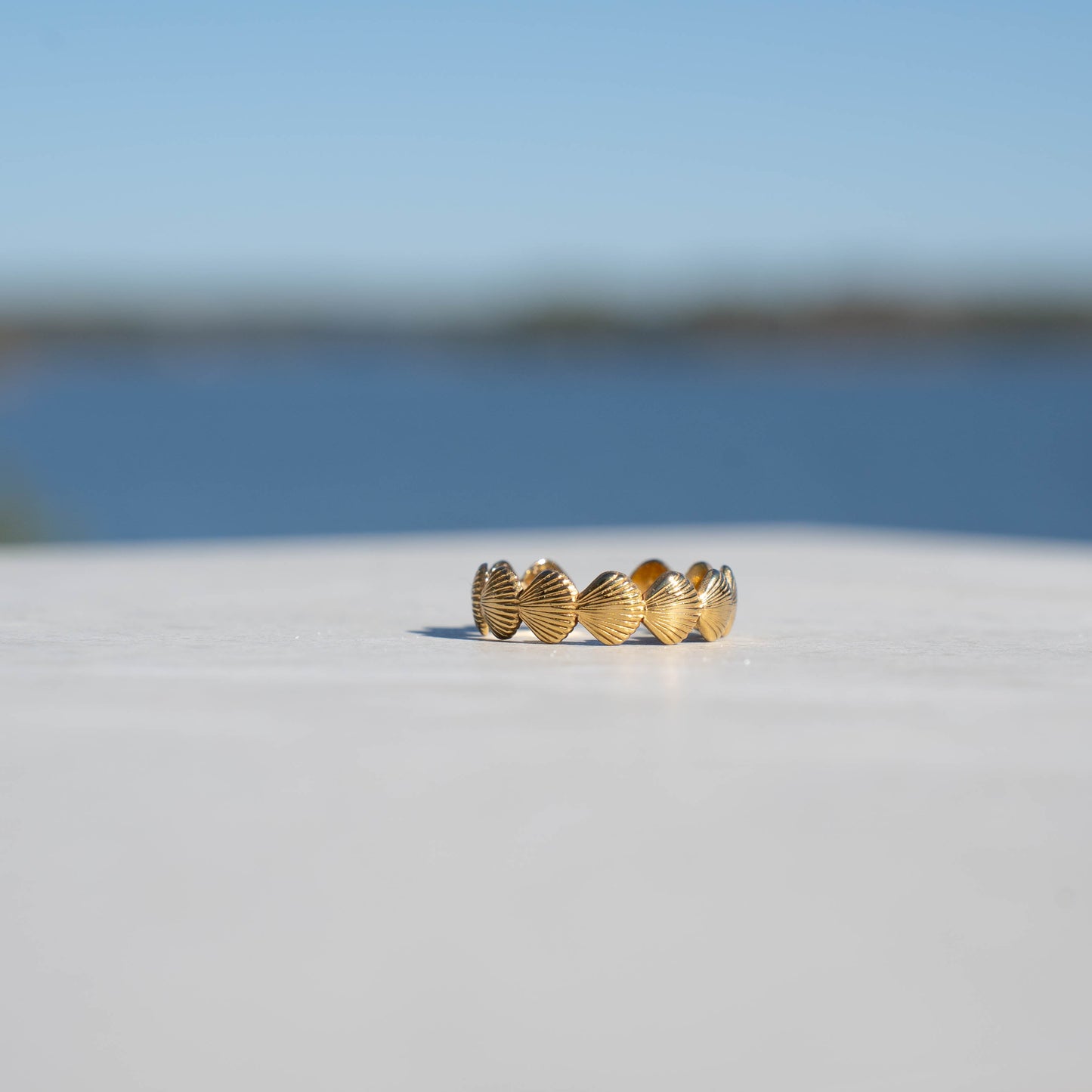 Scallop Adjustable Ring