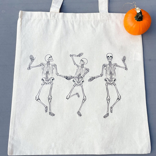 Spooky Skeleton Tote